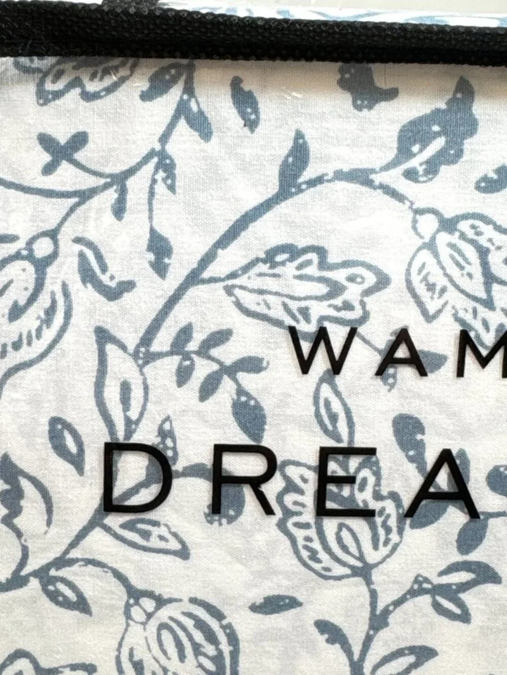 Wamsutta Dream Zone Hotel Luxury QUEEN Sheet Set White Floral Cotton Percale 6PC